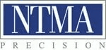 A blue and white logo for the company intman precision.